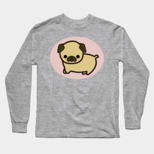 Cute Little Pug T-Shirt Long Sleeve T-Shirt